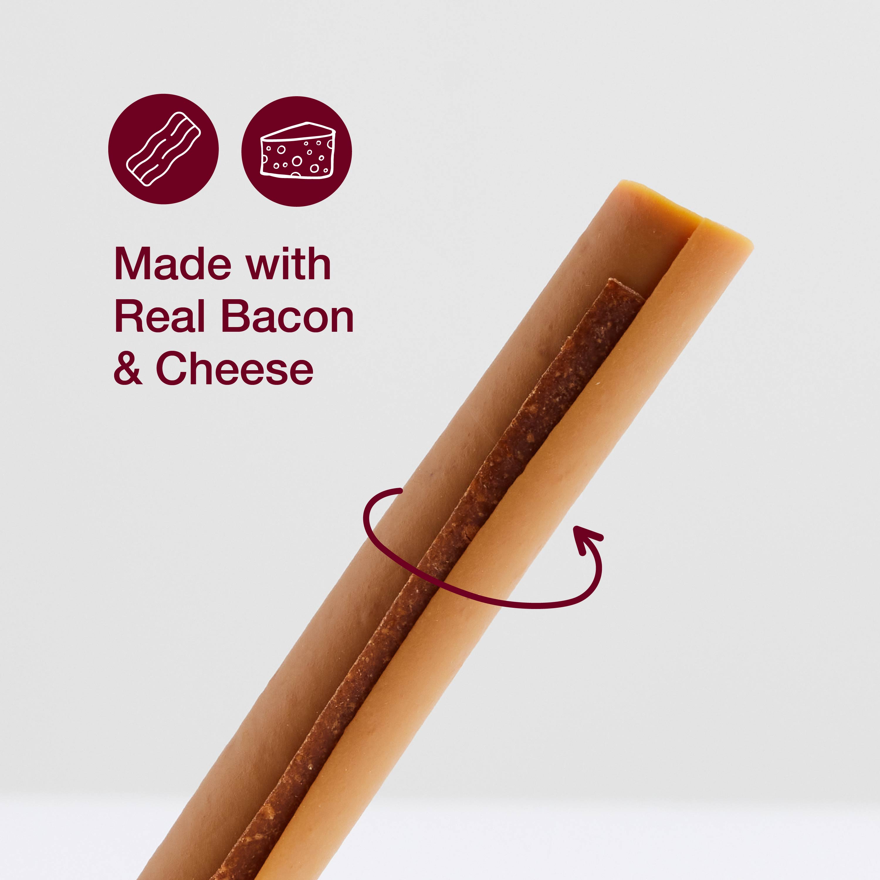 Smartbones bacon and cheese best sale